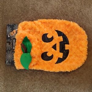 Dog Halloween Costume Pumpkin JACK O LANTERN Size Large 18-21 inches NWT